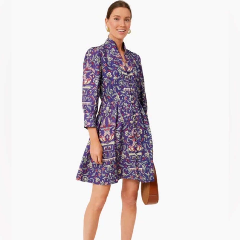 Tuckernuck Avignon Aubergine Eliana Dress